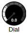 dial widget in the menu bar